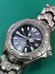 OH済み・ガラスと二次電池交換済み！ CITIZEN Eco-drive AIR DIVER