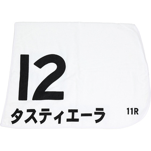 匿名送料無料 ★Tastiera タスティエーラ 第90回 日本ダービー GⅠ優勝 ゼッケンバスタオル 71×100㎝ JRA 即決！父サトノクラウン ウマ娘