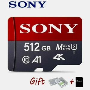 新品未使用 マイクロSDカード 512GB SONY microSD card V60 A1 アダプター付き