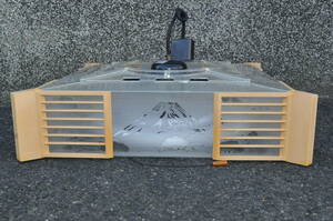 用9　昭和レトロ　NEC　和風　富士山模様　吊り下げ式　蛍光灯照明　7C69　30&40W　60Hz　グロー　520x140㍉
