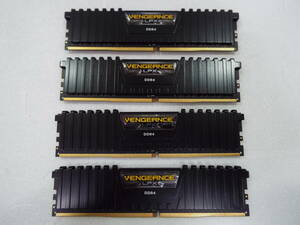 送料無料 Corsair VENGEANCE CMK16GX4M2A2666C16 DDR4 DDR4-2666 PC4-21300 8GB 4枚組 合計32GB デスクトップ用 PC用 メモリ DIMM