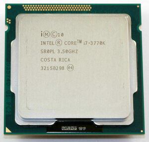 ★中古動作品★デスクトップPC用CPU INTEL Core　i7-3770K 3.50GHZ SR0PL インテル 増設CPU【送料無料】【美品】初期保障あり