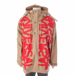 【バーバリー】Burberry 22SS メンズ ユニバーサル パスポート ハーフジップ ブルゾン ベージュ M 未使用【中古】196199