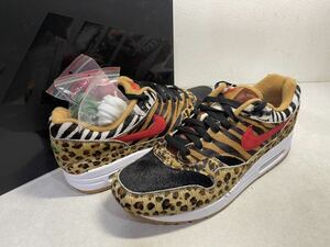 NIKE AIR MAX 1 DLX エア マックス 1 atmos ANIMAL PACK アトモス アニマル US9 国内正規 未使用 AQ0928-700