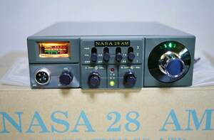 希少品　CB無線機　NASA通信　28AM　未使用保管品　電監申請資料付き　　
