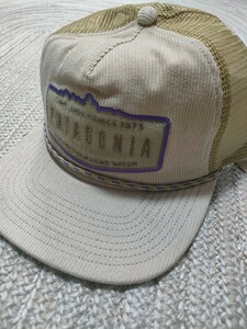 新品 未使用 patagonia パタゴニア メッシュキャップ ベージュ キャップ フリーサイズ 帽子 Fly Catcher Hat 国内正規品