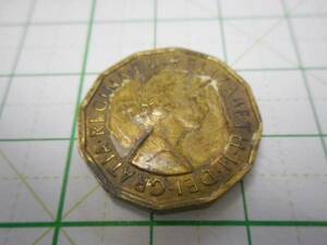 硬貨　貨幣　コイン　世界　１９６６年 ELIZABETH （２４８）