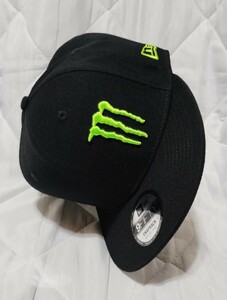 NEW ERA ニューエラ モンスターエナジー ブラックフラットキャップ☆打倒レッドブルキャップX game