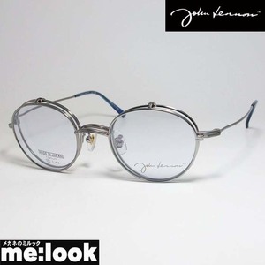 John Lennon　ジョンレノン　日本製 跳ね上げ クラシック サングラス フレーム JL1112-1-47 シルバーグレー