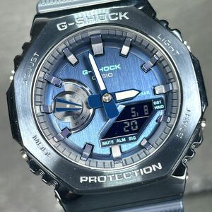 新品 CASIO カシオ G-SHOCK ジーショック GM-2100N-2AJF 腕時計 クオーツ アナデジ 多機能 ネイビー ステンレススチール メンズ オクタゴン