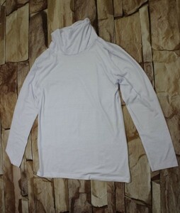 04 00568 ☆ SGL Collection タートルネックシャツ メンズ 長袖 サイズL ホワイト【USED品】