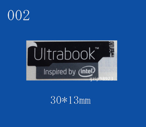 即決002【 Ultrabook 】黒エンブレムシール追加同梱発送OK■ 条件付き送料無料 未使用