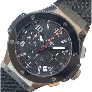 ウブロ HUBLOT ビッグ・バン スチール セラミック 341.SB.131.RX ブラック ステンレススチール 腕時計 メンズ 中古