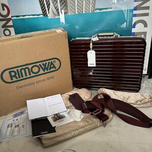 【即決/即納】新品未使・保管品 RIMOWA リモワ LIMBO リンボ アタッシュケース ビジネスケース トランク カラモナレッド 17L 881.12.34.0①