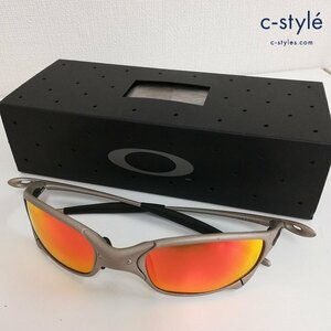 N669a [人気] OAKLEY オークリー サングラス シルバー×イエロー JULIET | ファッション小物 G