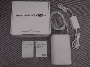 ★Speed Wi-Fi HOME 5G L11 ホワイト 高速WIFI 4G 5G 美品 使用4か月 中古 楽天モバイルやPOVO2.0利用可