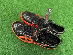 【未使用】アシックス　陸上スパイク　HI JUMP PRO(L)　品番：TFP352(9006)　25.5㎝