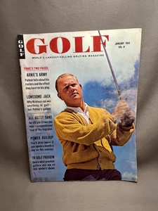 古い 洋雑誌 洋書　GOLF　1964年　　ゴルフ