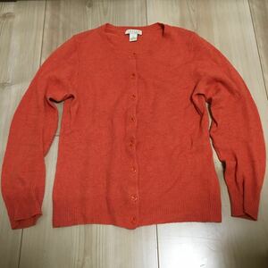 TWEEDS カシミヤ100% カーディガン S オレンジ