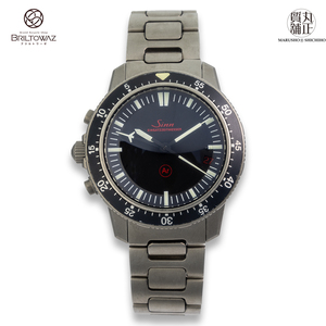ジン Sinn 503. EZM-1 メンズ 腕時計 チタン 自動巻き クロノグラフ デイト USED 送料無料(M888888)