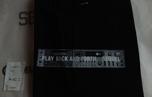 新品 黒S SEQUEL Tシャツ FRAGMENT DESIGN 藤原ヒロシ フラグメント 