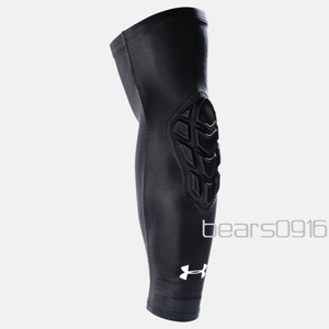 新品 UNDER ARMOURアンダーアーマー バスケットボール用保護用パッドスリーブ Padded Shooter Sleeve 白L/XL 