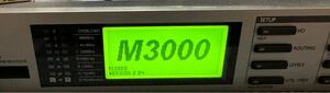 TC Electronic M3000 スタジオエフェクトプロセッサー (中古品 通電確認 現状渡し) STUDIO REVERB PROCESSOR