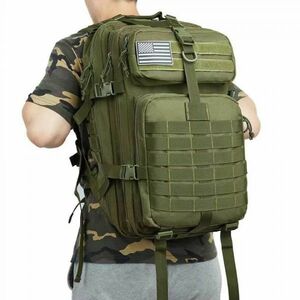 ミリタリーバッグ　50L大容量男性軍軍事戦術バックパック3 1080p softback屋外防水バグリュックサックハイキングキャンプ狩猟バッグ ZCL793
