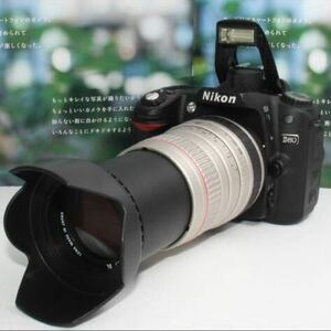 新品カメラバッグ付きニコン D80 超望遠 300mm レンズセット