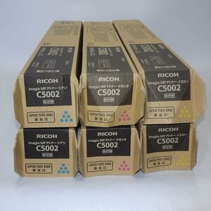 3色6本セット RICOH リコー imagio MP Pトナーシアン マゼンタ イエロー C5002 imagio MP C4002用【送料無料】NO.5250