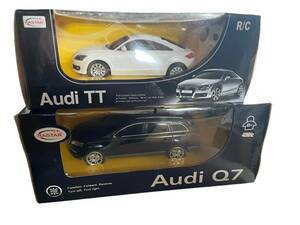 【0422-93】【新品未使用】Audi TT Q7 ラジコン アウディ　1/14スケール RASTAR R/C ラスター　コレクション　車　外車 2台まとめ
