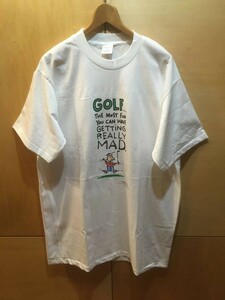 ビンテージ USA製 ゴルフ メッセージ Tシャツ XXL ビッグサイズ Hallmark シングルステッチ