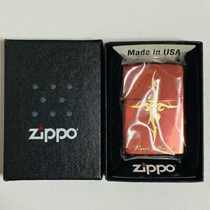 【美品】Zippo ジッポー Vine Hearts Vハート レッドコーティング NEO-RED 2015年 ライター
