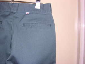 80s 90s USA製 ディッキーズ Dickies 874 ワークパンツ 31/33 淡いグリーン 股下ガゼット vintage old y2k ショーツ