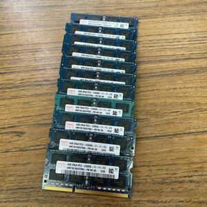 O34 hynix ノートPCメモリ4GB 2Rx8 PC3-12800S 11枚