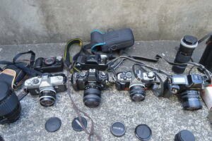 ジャンク カメラ レンズ まとめ キャノン CANON ニコン NIKON など カメラ用品
