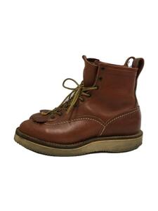 WESCO◆Jobmaster/レースアップブーツ/US7.5/BRW/レザー//