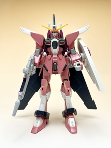 【箱なし・組み立て済み・一部塗装】HG 1/144 インフィニットジャスティスガンダム (機動戦士ガンダムSEED DESTINY) クリアパーツ変色