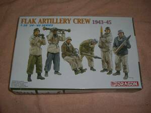 1/35 ドラゴン FLAK ARTILLERY CREW 1943-45