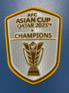 ～小物～ 2023 AFCアジアカップ 優勝 ワッペン 1枚 (銀 / カタール用)
