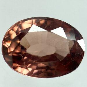 〔天然ジルコン約1.830ct〕a約8.14×6.11mm ルース 裸石 zircon宝石 ジュエリー テDG0