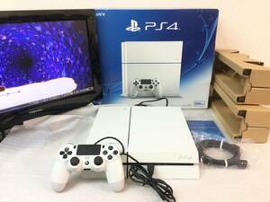 PS4 PlayStation4 本体 CUH-1200A B02 500GB グレイシャーホワイト SONY 初期化済み 元箱付き FW10.01 /⑤