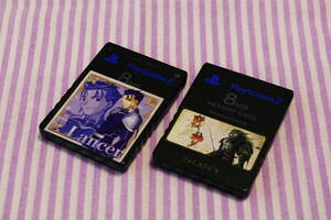 SONY 純正 PS2 メモリーカード SCPH-10020 ブラック　２個　■i8