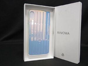 ■新品同様■ RIMOWA リモワ オーロラ iPhoneXs Max 対応 アイフォンケース スマホケース クリア BC6078アZ