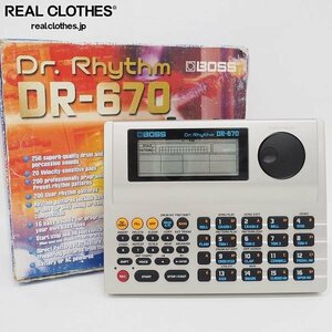 BOSS/ボス DR-670 Dr.Rhythm リズムマシン【簡易動作確認済】 /060