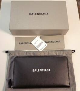 ★BALENCIAGA・バレンシアガ・レザーラウンドファスナー・未使用★