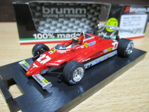 ブルム 1/43 「 フェラーリ126C2 ターボ 」 #27 ロングビーチGP 1982ｙ・送料 400円（レターパック発送）