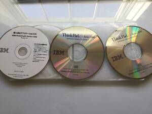IBM ThinkPad i Series 1400 用アプリCD @3枚組@