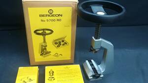 【動作品】BERGEON NO 5700 RO 裏蓋開閉器 [NO 5674 保持器台][NO 5538 開閉器] ロレックス用 opener