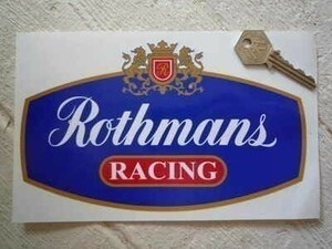 ◆送料無料◆ 海外 ロスマンズ レーシング Rothmans RACING 150mm ステッカー